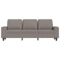 Canapé à 3 places Taupe 180 cm Tissu