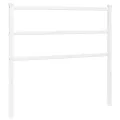 Tête de lit métal blanc 100 cm