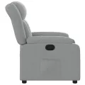 Fauteuil inclinable Gris clair Tissu