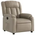Fauteuil inclinable électrique Cappuccino Similicuir