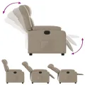 Fauteuil inclinable électrique Cappuccino Similicuir