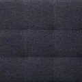 Canapé-lit en forme de L gris foncé polyester