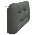 Coussin de tête de lit gris foncé 180 cm tissu
