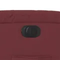 Fauteuil inclinable électrique Rouge bordeaux Similicuir