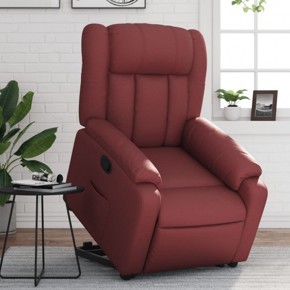 Fauteuil inclinable Rouge bordeaux Similicuir