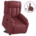 Fauteuil inclinable Rouge bordeaux Similicuir