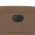 Fauteuil inclinable électrique Marron Tissu