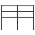 Tête de lit métal noir 120 cm