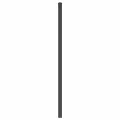 Tête de lit métal noir 120 cm