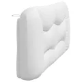 Coussin de tête de lit blanc 180 cm similicuir