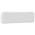 Coussin de tête de lit blanc 180 cm similicuir