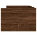Cadre de lit avec tiroirs chêne marron 100x200 cm