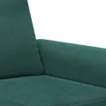 Canapé à 3 places Vert foncé 180 cm Velours