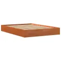 Cadre de lit cire marron 140x200 cm bois de pin massif