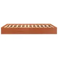 Cadre de lit cire marron 140x200 cm bois de pin massif