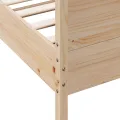 Cadre de lit avec tête de lit 150x200 cm bois de pin massif