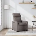 Fauteuil inclinable Taupe Tissu