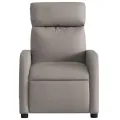 Fauteuil inclinable Taupe Tissu