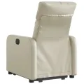 Fauteuil inclinable Crème Similicuir