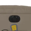 Fauteuil de massage inclinable électrique cappuccino similicuir