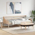 Lit de jour 90x200 cm Bois de pin massif