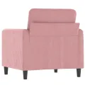 Fauteuil Rose 60 cm Velours