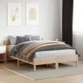 Cadre de lit avec tête de lit 140x200 cm bois de pin massif