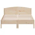 Cadre de lit avec tête de lit 140x200 cm bois de pin massif