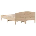 Cadre de lit avec tête de lit 140x200 cm bois de pin massif