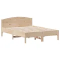 Cadre de lit avec tête de lit 120x190 cm bois de pin massif