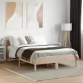 Cadre de lit avec tête de lit 120x190 cm bois de pin massif