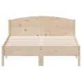 Cadre de lit avec tête de lit 120x190 cm bois de pin massif