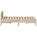 Cadre de lit avec tête de lit 120x190 cm bois de pin massif