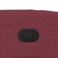 Fauteuil inclinable rouge bordeaux tissu
