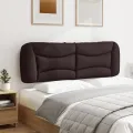 Coussin de tête de lit marron foncé 160 cm tissu