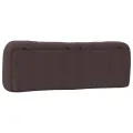 Coussin de tête de lit marron foncé 160 cm tissu