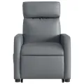 Fauteuil inclinable Gris Similicuir