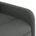 Fauteuil inclinable électrique gris foncé tissu