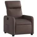 Fauteuil inclinable Marron Similicuir