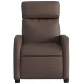 Fauteuil inclinable Marron Similicuir