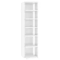 Armoire à chaussures Blanc brillant 27,5x27x102 cm