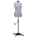 Mannequin de robe ajustable pour femme Gris M Taille 40-46