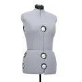 Mannequin de robe ajustable pour femme Gris M Taille 40-46