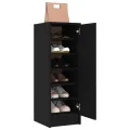 Armoire à chaussures Noir 32x35x92 cm Aggloméré