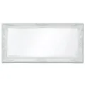 Miroir mural style baroque 100x50 cm blanc