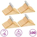 Cintres antidérapants 100 pcs Bois dur