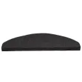 Tapis d'escalier autocollants 15 pcs 65x22,5x3,5 cm Noir