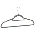 Cintres antidérapants 50 pcs Gris Velours