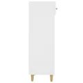 Armoire à chaussures Blanc 30x35x105 cm Bois d'ingénierie