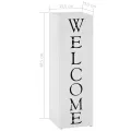 Porte-parapluie Welcome Acier Blanc